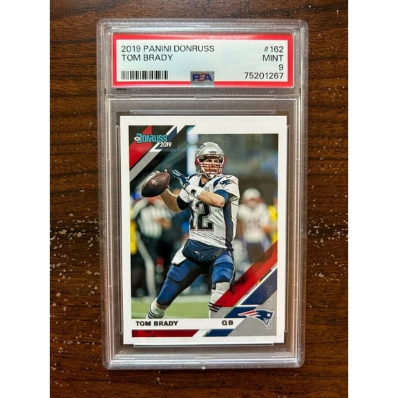 Tom Brady #162 - 2019 Panini Donruss - PSA 9 MINT