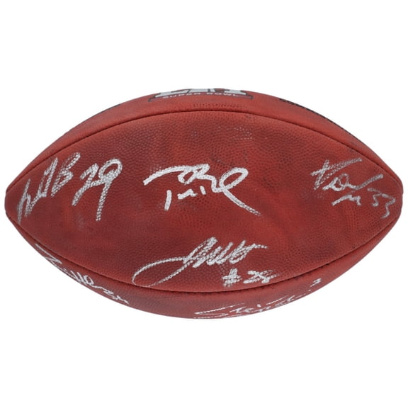 Tom Brady 2016 New England Patriots Team Signed Super Bowl LI Football Fanatics