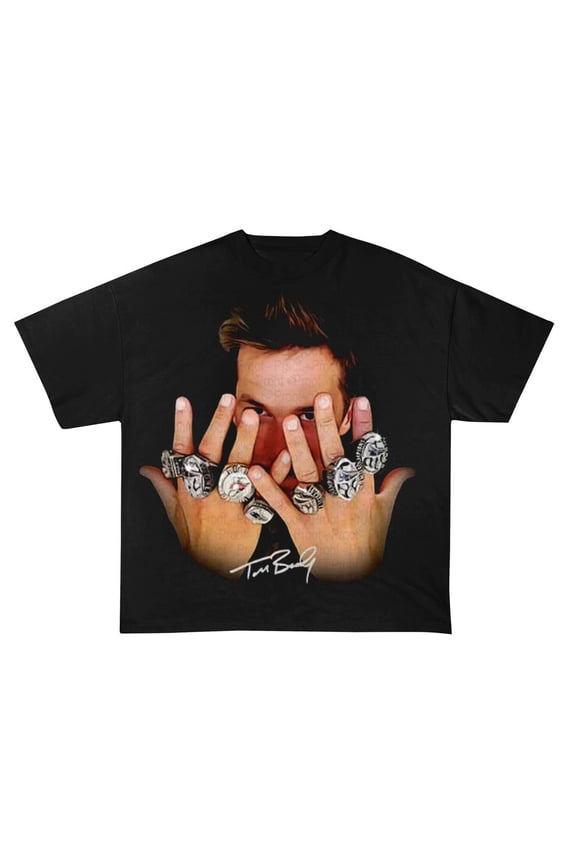 Tom Brady 7 Rings Shirt, Tom Brady Shirt, Tom Brady T-Shirt, Tom Brady GOAT Shirt, Football Fan Shirt, Unisex T-Shirt