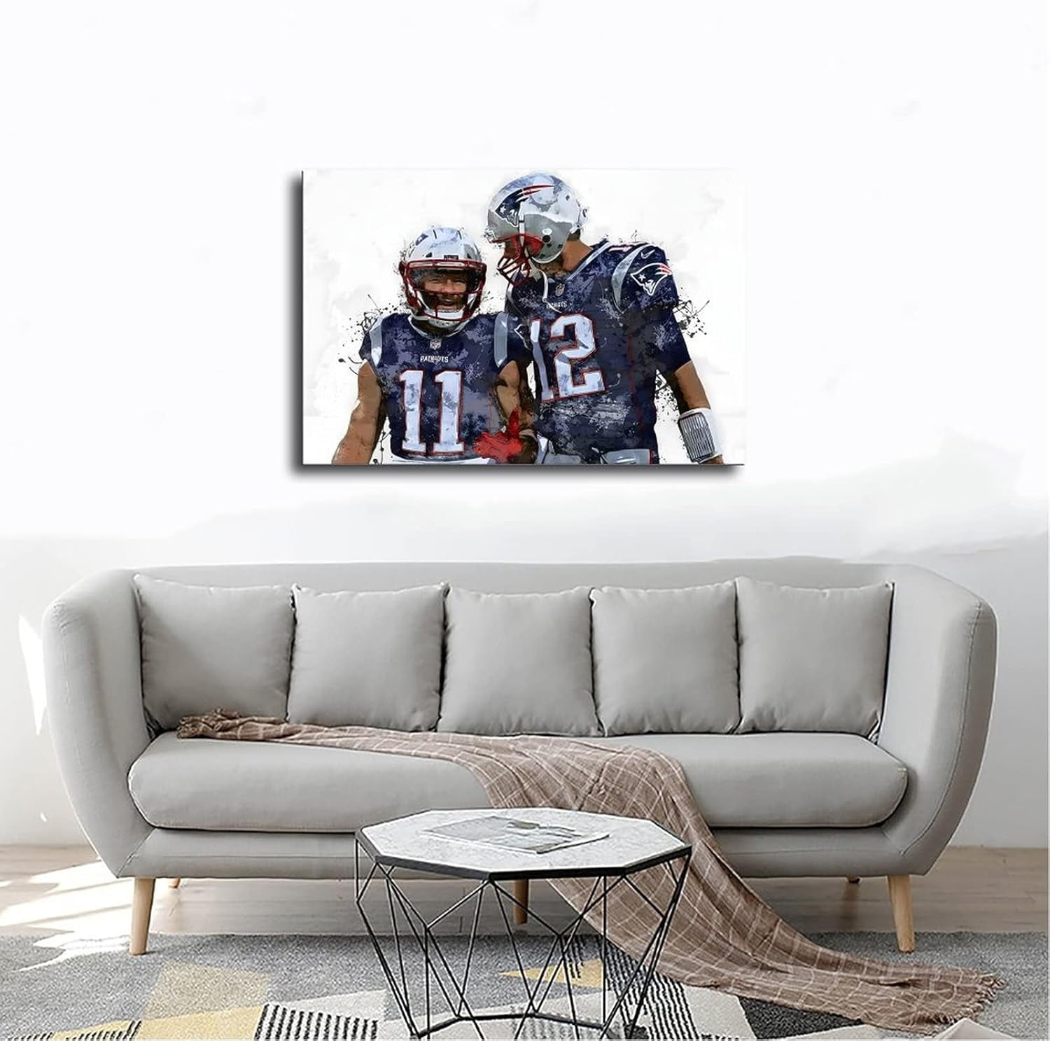 Tom Brady And Julian Edelman Poster Sports Poster - Walmart.com