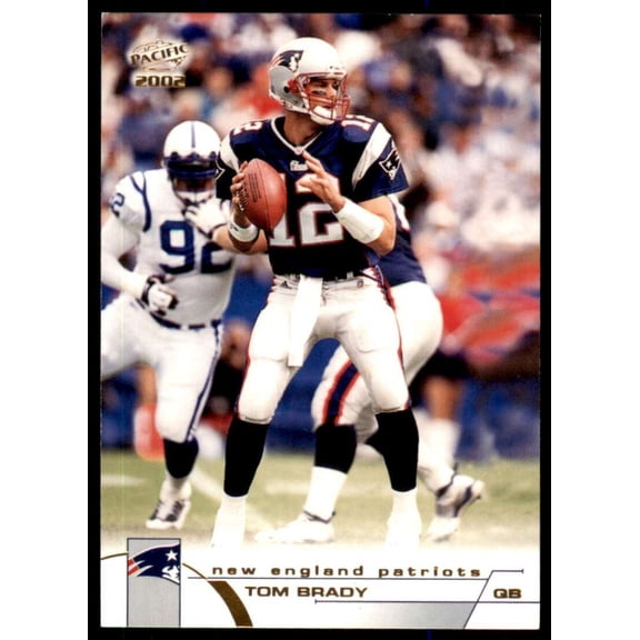 Tom Brady Card 2002 Pacific #258