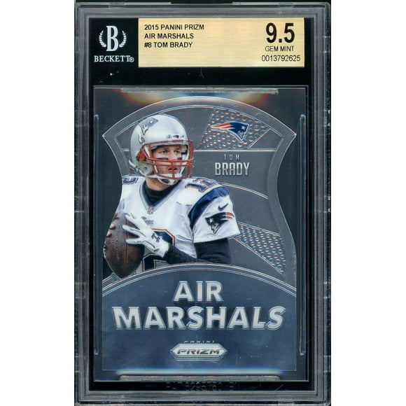 Tom Brady Card 2015 Panini Prizm Air Marshals #8 BGS 9.5