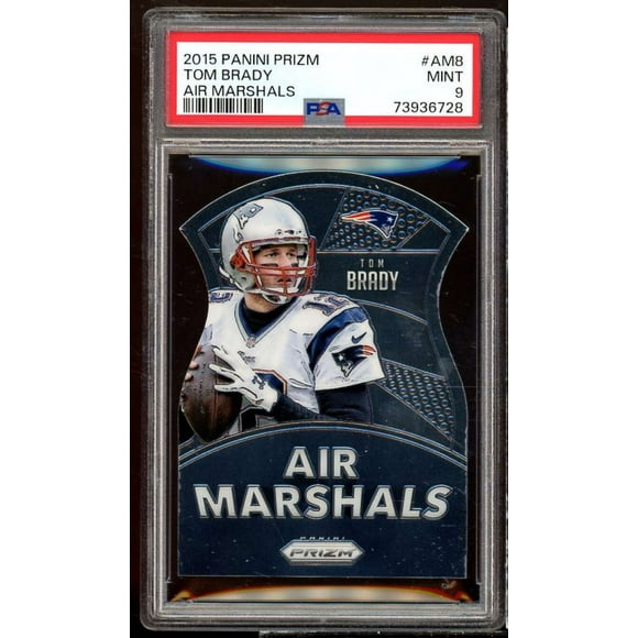 Tom Brady Card 2015 Panini Prizm Air Marshals #AM8 PSA 9