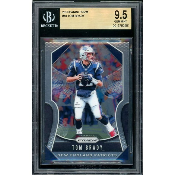 Tom Brady Card 2019 Panini Prizm #18 BGS 9.5