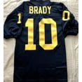 thumbnail image 1 of Tom Brady Michigan Wolverines blue regular cut jersey, 1 of 2