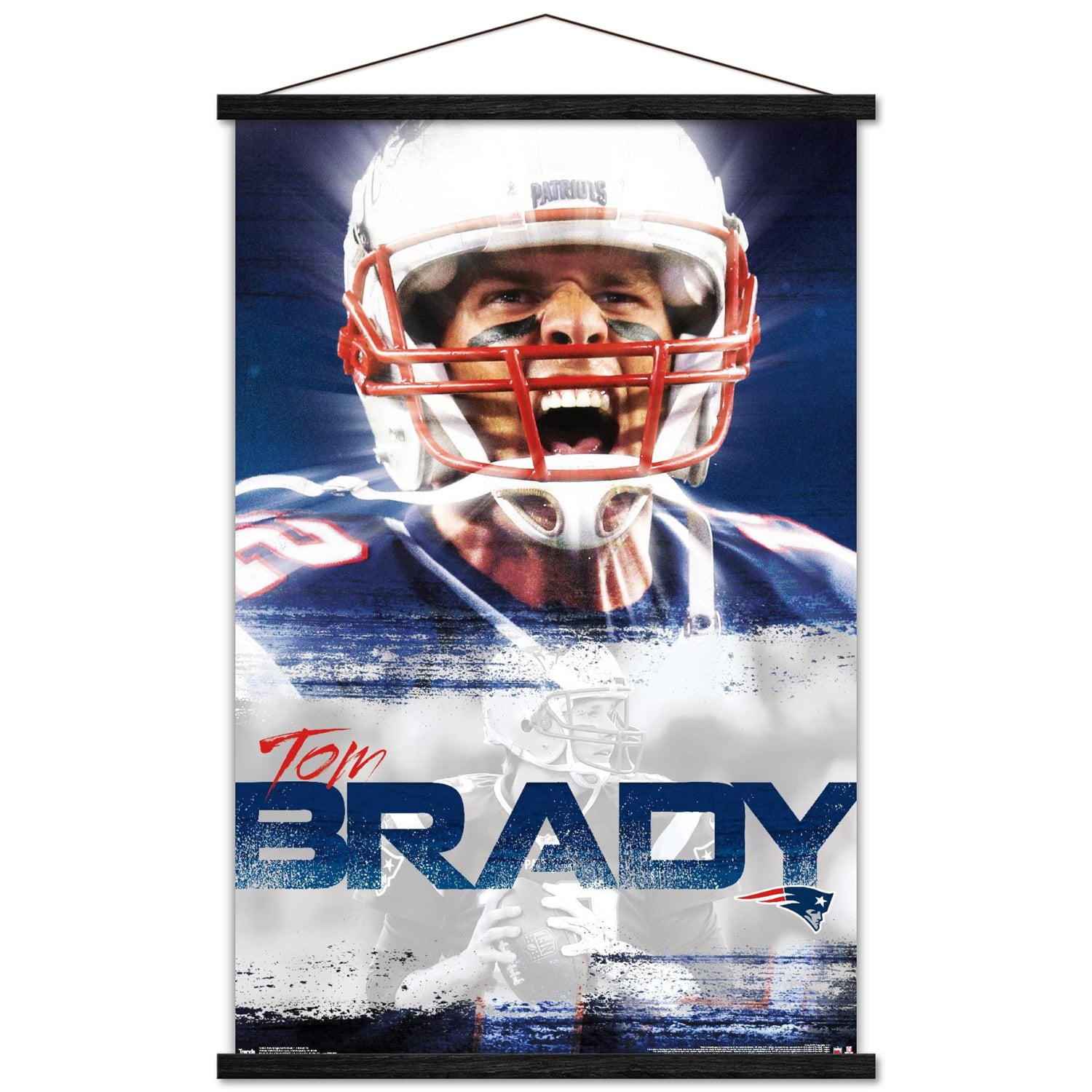 Tom Brady Framed Signed Blue Jersey Fanatics New England Patriots Auto