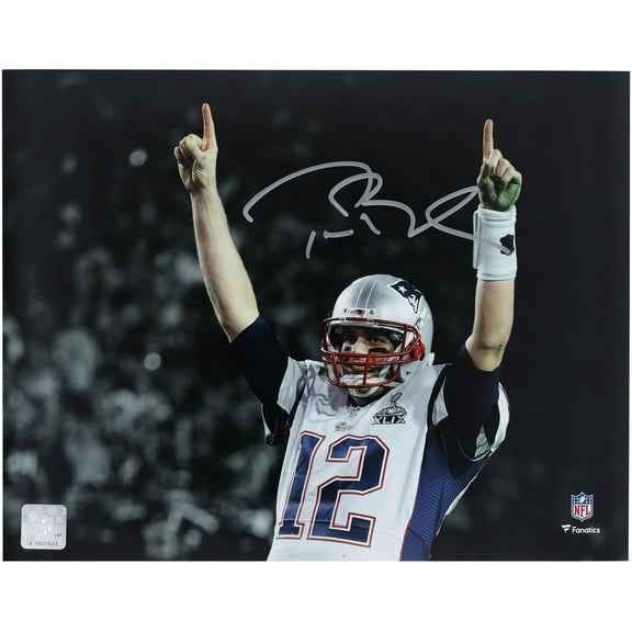 Tom Brady New England Patriots Autographed 11" x 14" Spotlight Photograph - Fanatics Authentic Certified