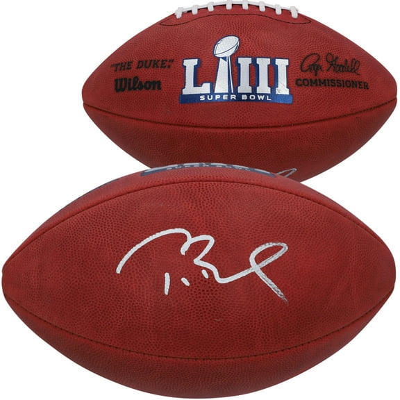 Tom Brady New England Patriots Autographed Super Bowl LIII Pro Football - Fanatics Authentic Certified