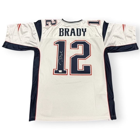 Tom Brady Signed Autographed Authentic Throwback 2000 Jersey Patriots Fanatics