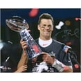 thumbnail image 1 of Tom Brady Tampa Bay Buccaneers Autographed 16" x 20" Super Bowl LV Trophy Photograph - Fanatics Authentic Certified, 1 of 1