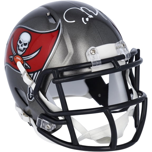 Tom Brady Tampa Bay Buccaneers Autographed Riddell Speed Mini Helmet