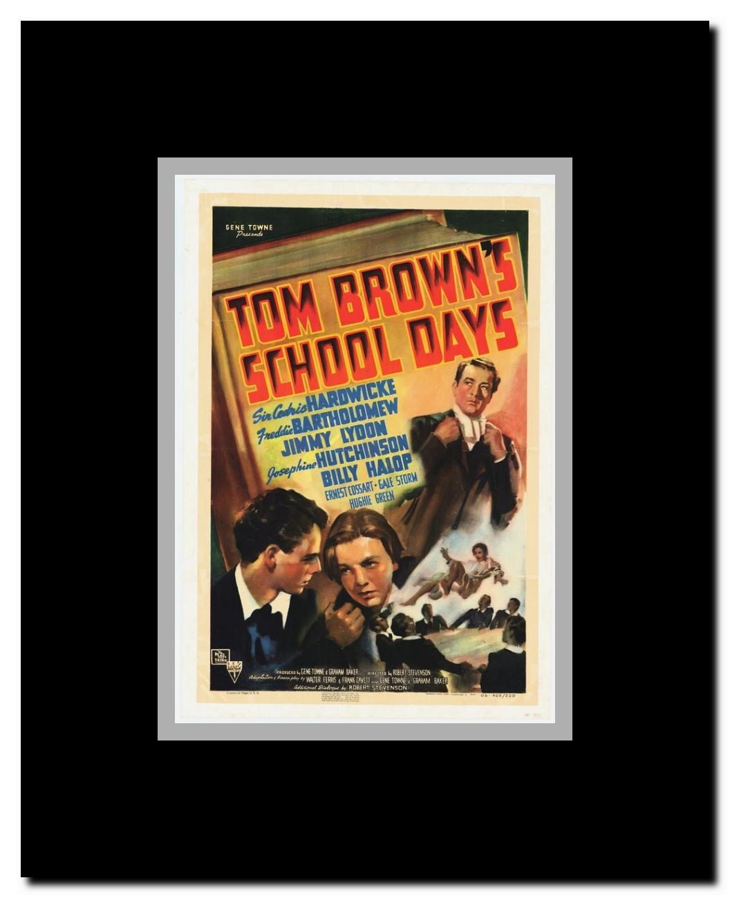Tom Brown's School Days Framed Movie Poster