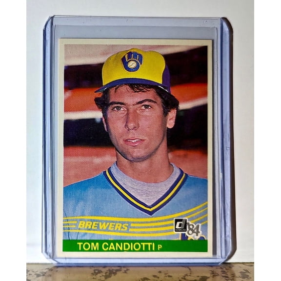 Tom Candiotti 1984 Donruss MLB #393 Baseball Card Milwaukee Brewers