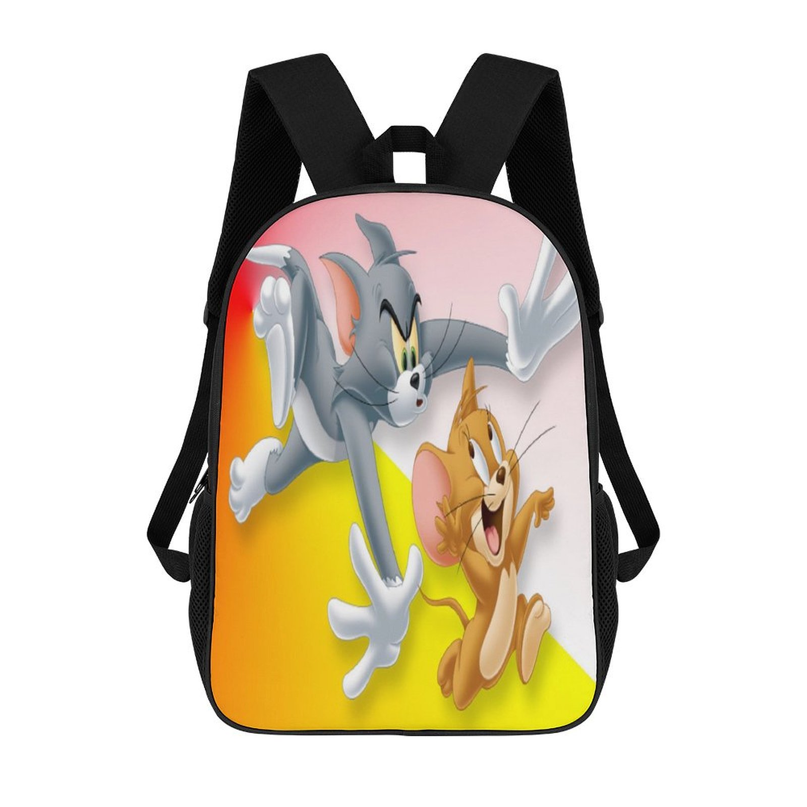 Tom Cat Jerry Backpack 17 Inch Lightweight Anime Print Design Backpack ...