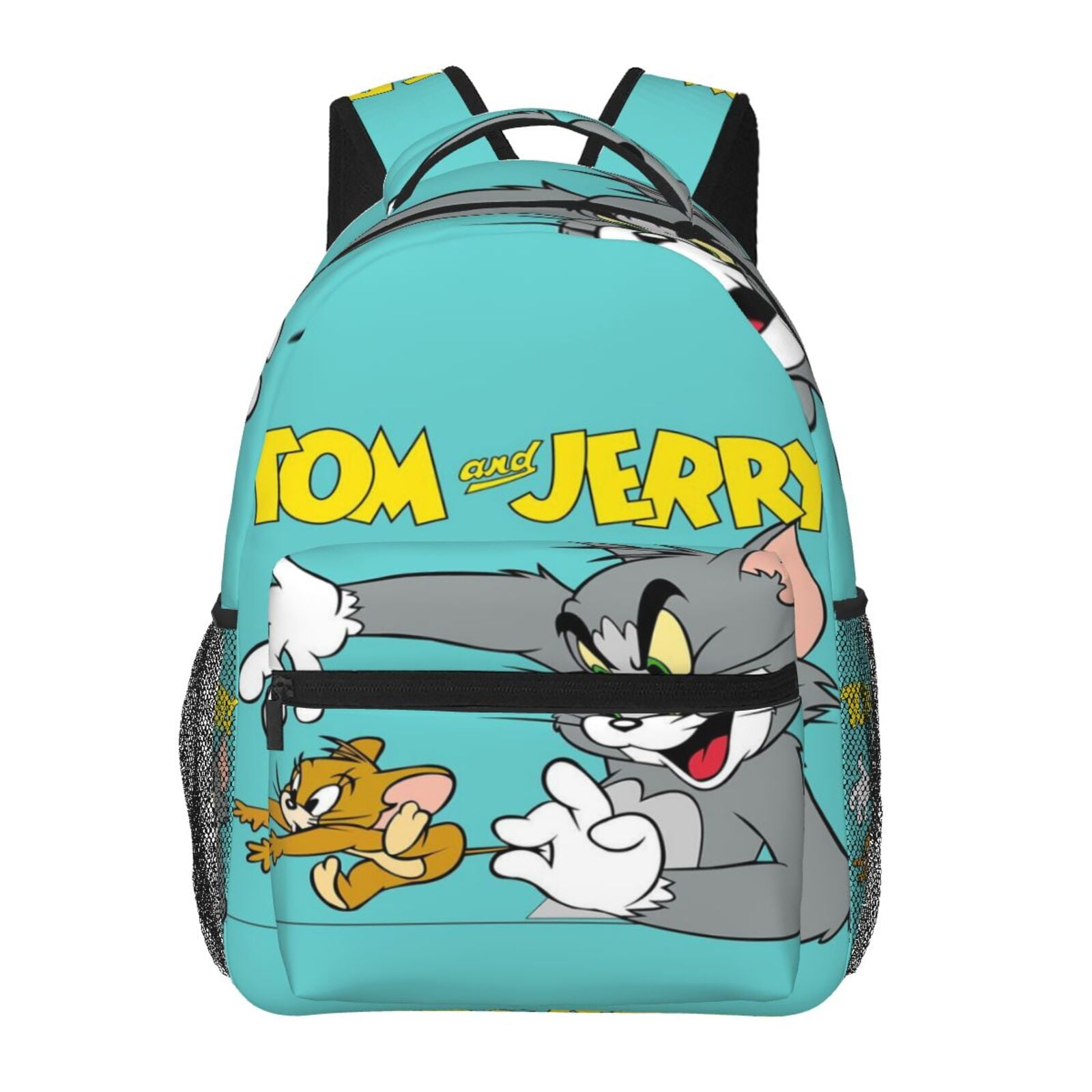 Tom Cat Jerry Laptop Backpacks Jackson Unisex Travel Lightweight Backpack Casual Shoulders Bag For women men Large 16.5 inch