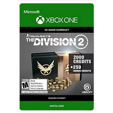 TOM CLANCY’S THE DIVISION® 2 – 2250 PREMIUM CREDITS PACK, Ubisoft, Xbox, [Digital Download]