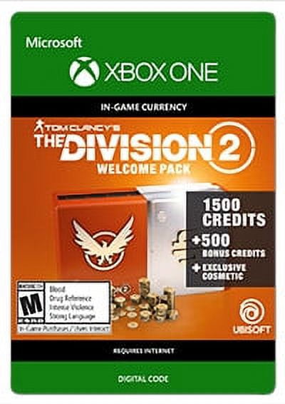 Tom Clancy’S The Division 2 – Welcome Pack 2000 Premium Credits - Xbox One [Digital]