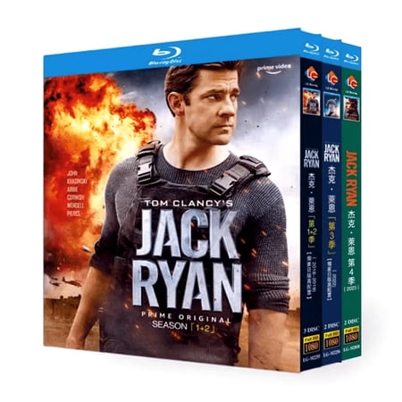 Tom Clancy's Jack Ryan Complete Series Seasons 1-4 (Blu-ray)