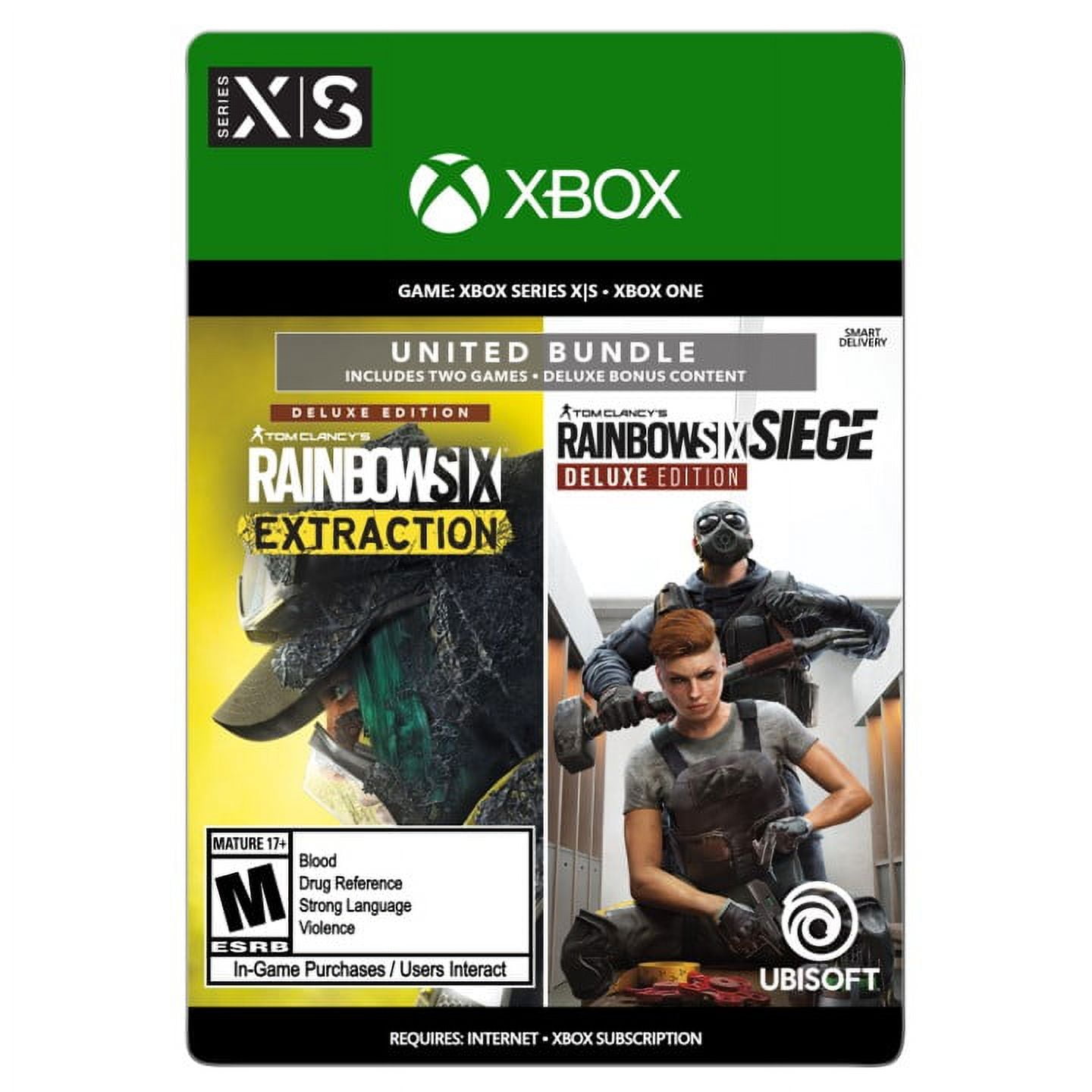 Xbox Bundle Rainbow Extraction Xbox Tom Clancy\'s United [Digital] Six X,S One, - Series