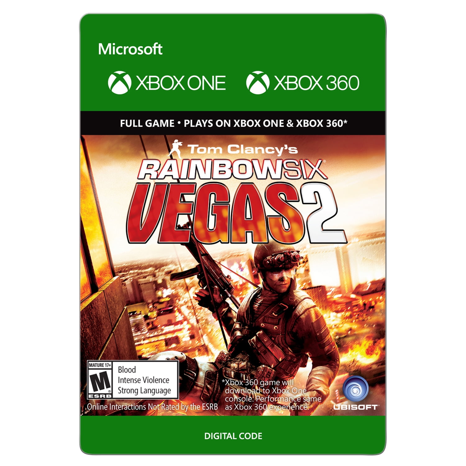 Mysterium komplet mistet hjerte Tom Clancy's Rainbow Six Vegas 2 - Xbox 360 [Digital] - Walmart.com