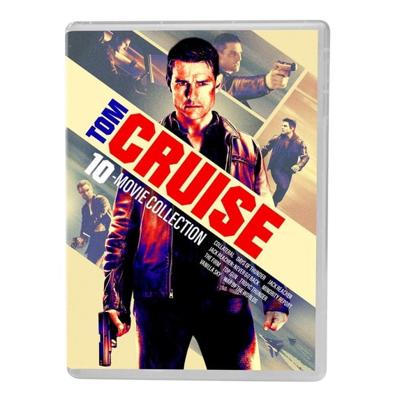 Tom Cruise 10- Movie Collection: Collateral / Days Of Thunder / Jack Reacher / Minority R (DVD)
