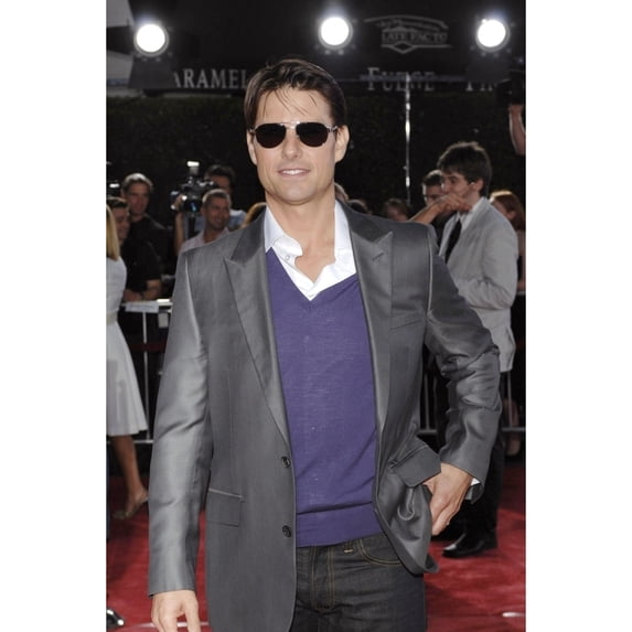 Tom Cruise At Arrivals For Tropic Thunder Premiere Mann'S Village Theatre In Westwood Los Angeles Ca August 11