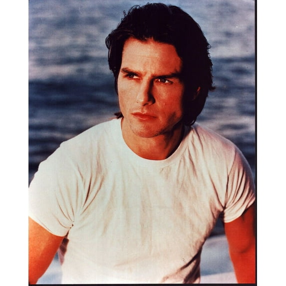 Tom Cruise Headshot In White Shirt Photo Print (16 x 20) - Item # MVM71362