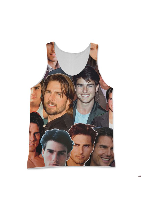 Tom Cruise Photo Collage Tank Top