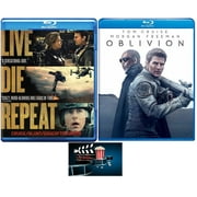 Tom Cruise Sci-Fi Collection Oblivion & Live Die Repeat Edge of Tomorrow Blu Ray Double Feature 2-Movie Set