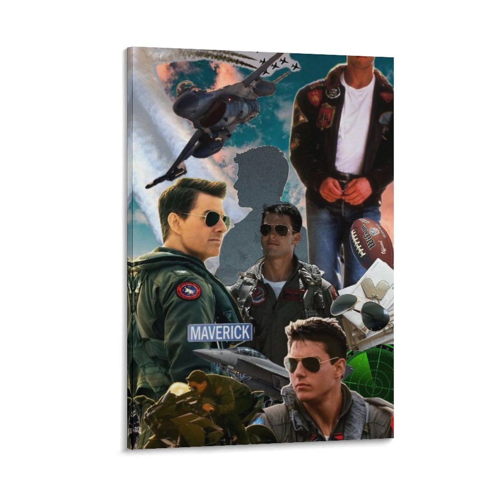 Tom Cruise Top Gun Movie Poster (7) Home Decor Poster Wall Art Hanging ...