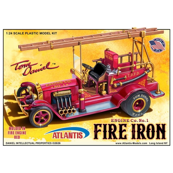 Tom Daniel - Fire Iron Old Time Fire Engine Show Rod 1:24 Scale Model Kit