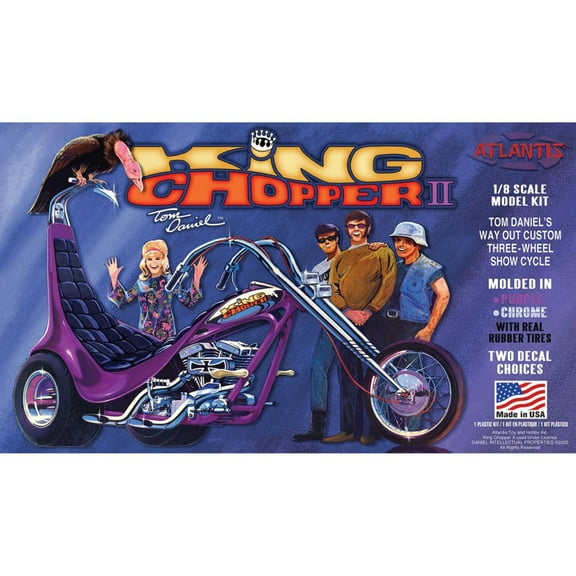 Tom Daniel King Chopper II Trike 1:8 Plastic Model Kit