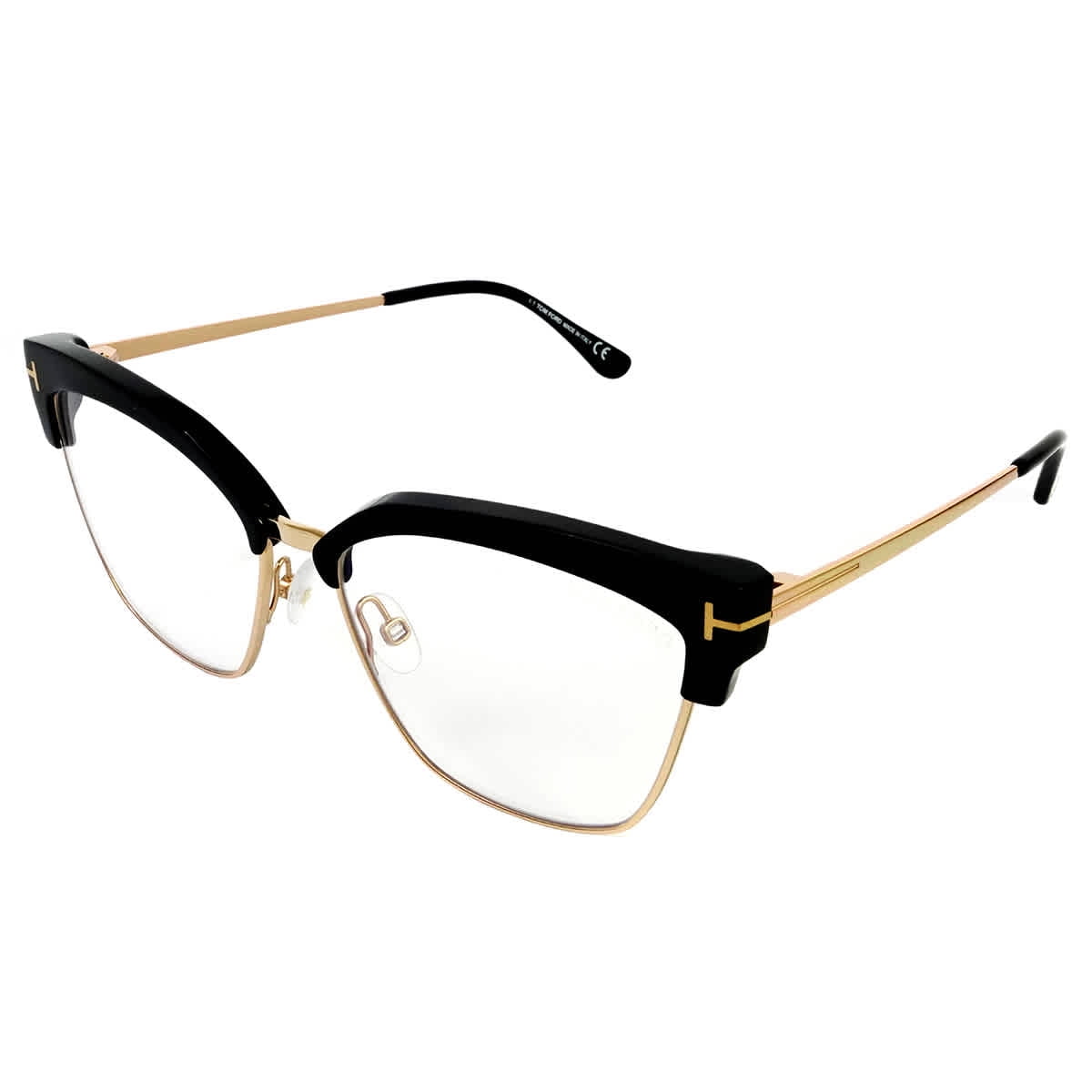 Tom ford glasses black and gold new arrivals