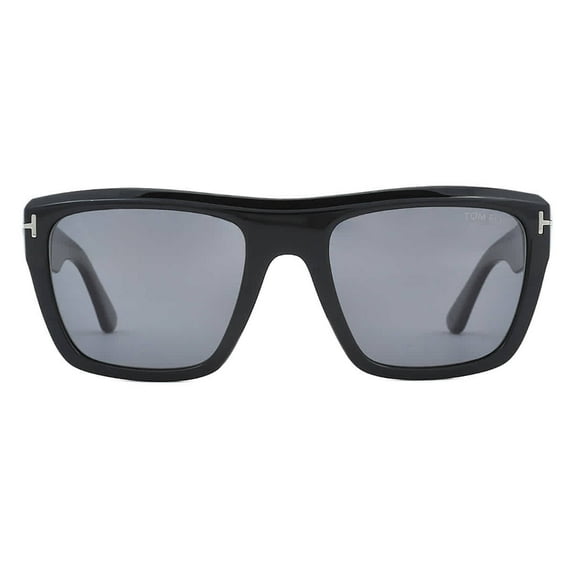 Tom Ford Alberto Polarized Smoke Browline Men's Sunglasses FT1077-N 01D 55