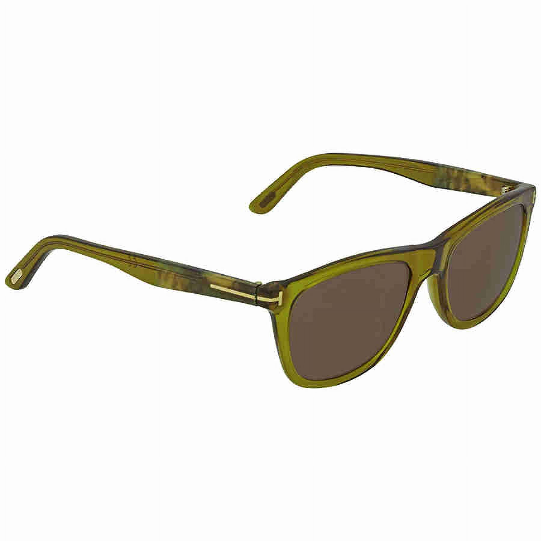 Tom Ford Andrew Ft 0500 41n 54mm Square Sunglasses in Yellow | Lyst