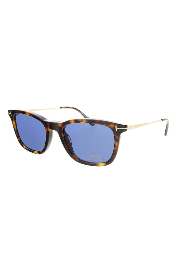 Arnaud-02 FT0625 52V Dark Havana Rose Gold Blue 53 mm Men's Sunglasses
