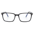 thumbnail image 1 of Tom Ford Blue Light Block Rectangular Eyeglasses FT5802-B 001 53, 1 of 6
