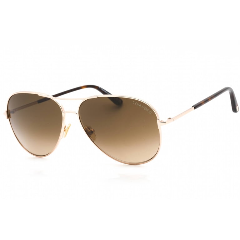 Tom Ford Clark TF 823 Metal Unisex Aviator Sunglasses Rose  display picture 1