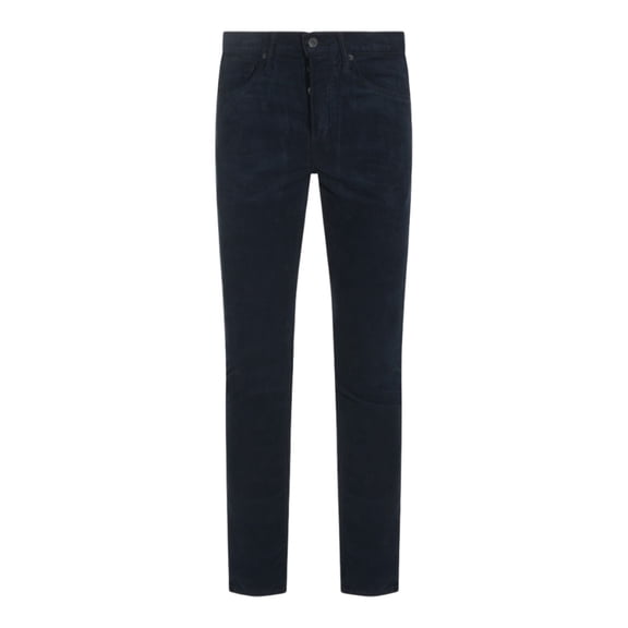 Tom Ford Dark Navy Corduroy Slim-Fit Jeans (Men's)