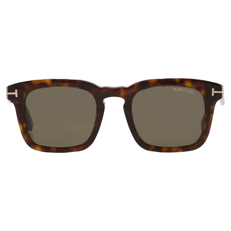 Tom Ford FT 0751 52N Sunglasses Shiny Classic Dark Havana with