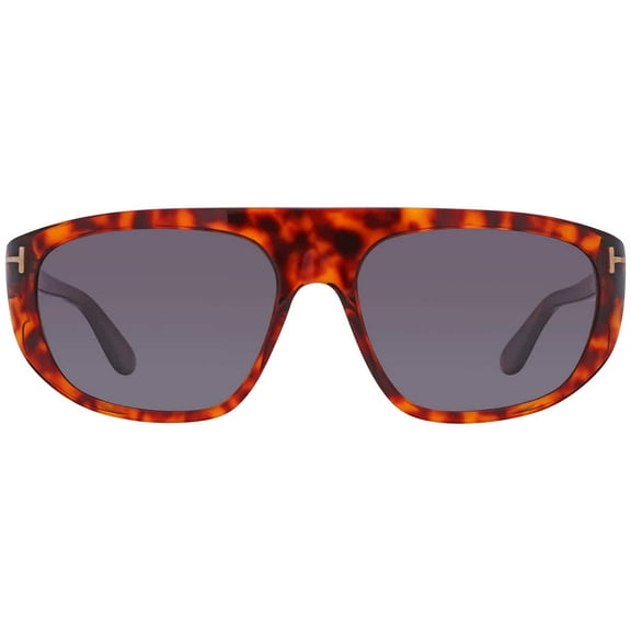 Tom Ford Edward Smoike Gradient Browline Men's Sunglasses FT1002 52B 58
