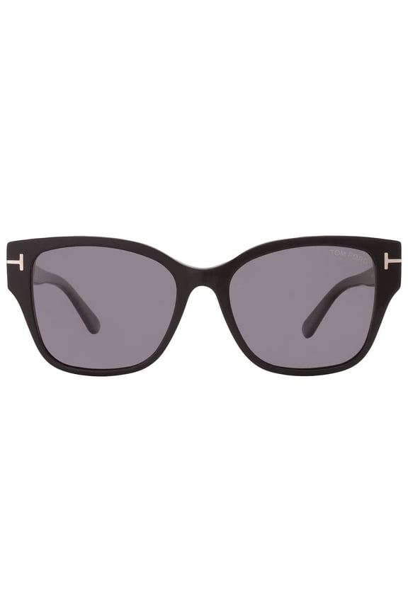 Elsa Polarized Smoke Butterfly Ladies Sunglasses FT1108 01D 55