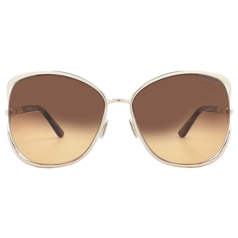 Tom Ford FT 1091 Metal Womens Butterfly Sunglasses Gold 62mm  display picture 1