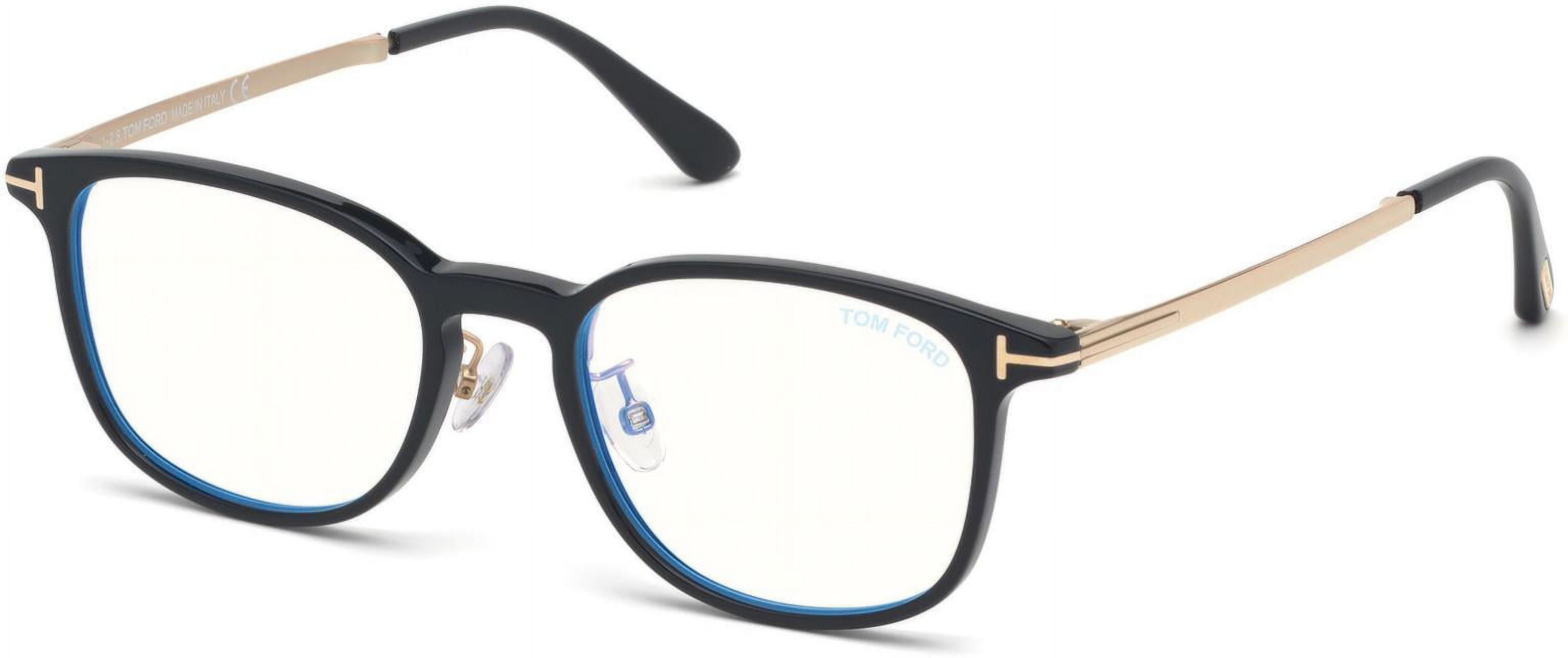 Tom Ford FT 5594DB Eyeglasses 001 Shiny Black, Shiny Rose