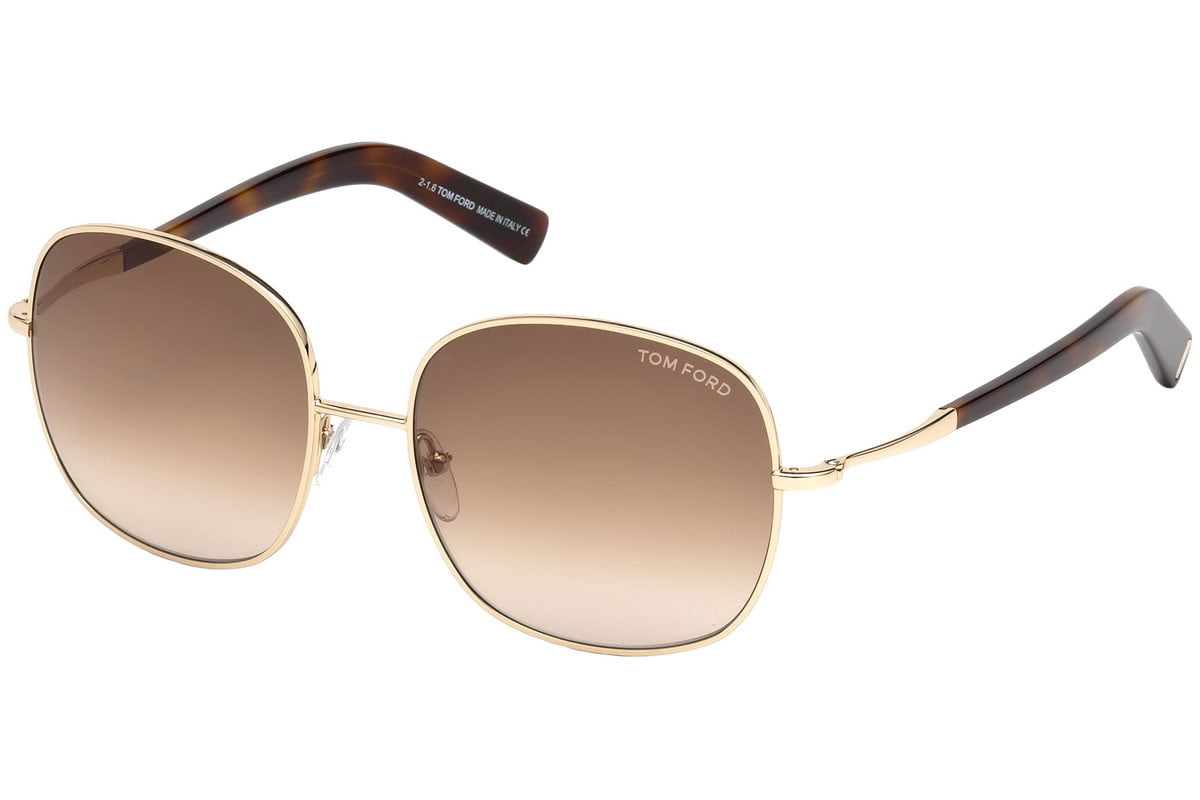 Tom Ford FT0499 28F Georgina Gold Square Sunglasses Walmart
