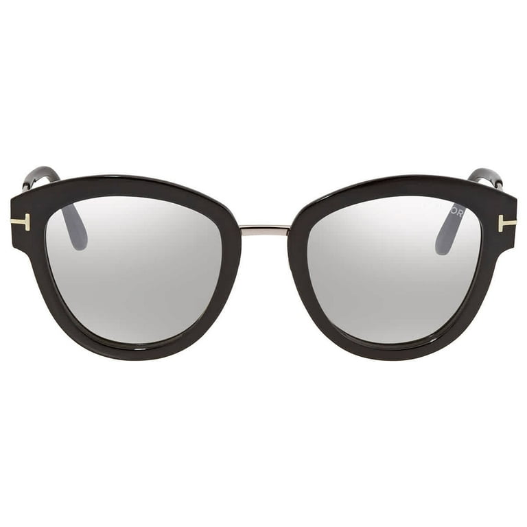 関税・送料込*TOM FORD*MIA-02 TF574 サングラス Tom Ford Mia Oval Sunglasses TF574 14C Black/Ruthenium 52mm