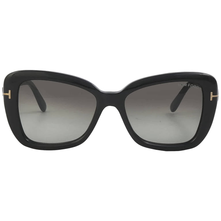 Tom Ford Smoke Women\'s Black Sunglasses New Tom Ford Carla Polarized Smoke Square Ladies Sunglasses  main image 3
