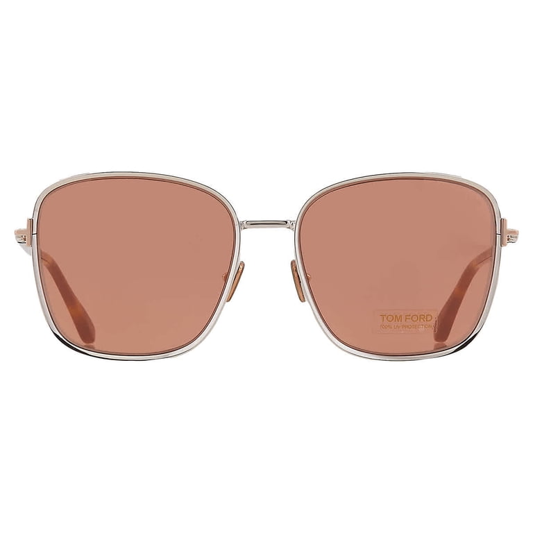 Tom Ford FT1029 12G Metal Dark Ruthenium Brown Mirror 57 mm  display picture 1