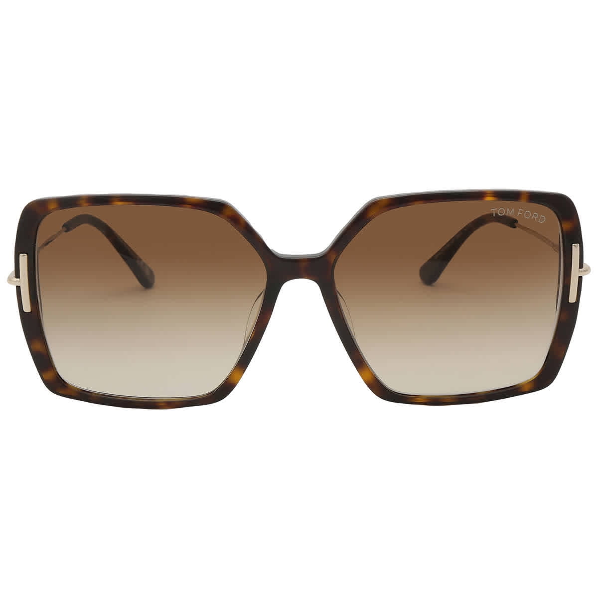 Tom Ford Dark Brown Gradient Women\'s Sunglasses Tom Ford FT1222 Sunglasses Women main image 3
