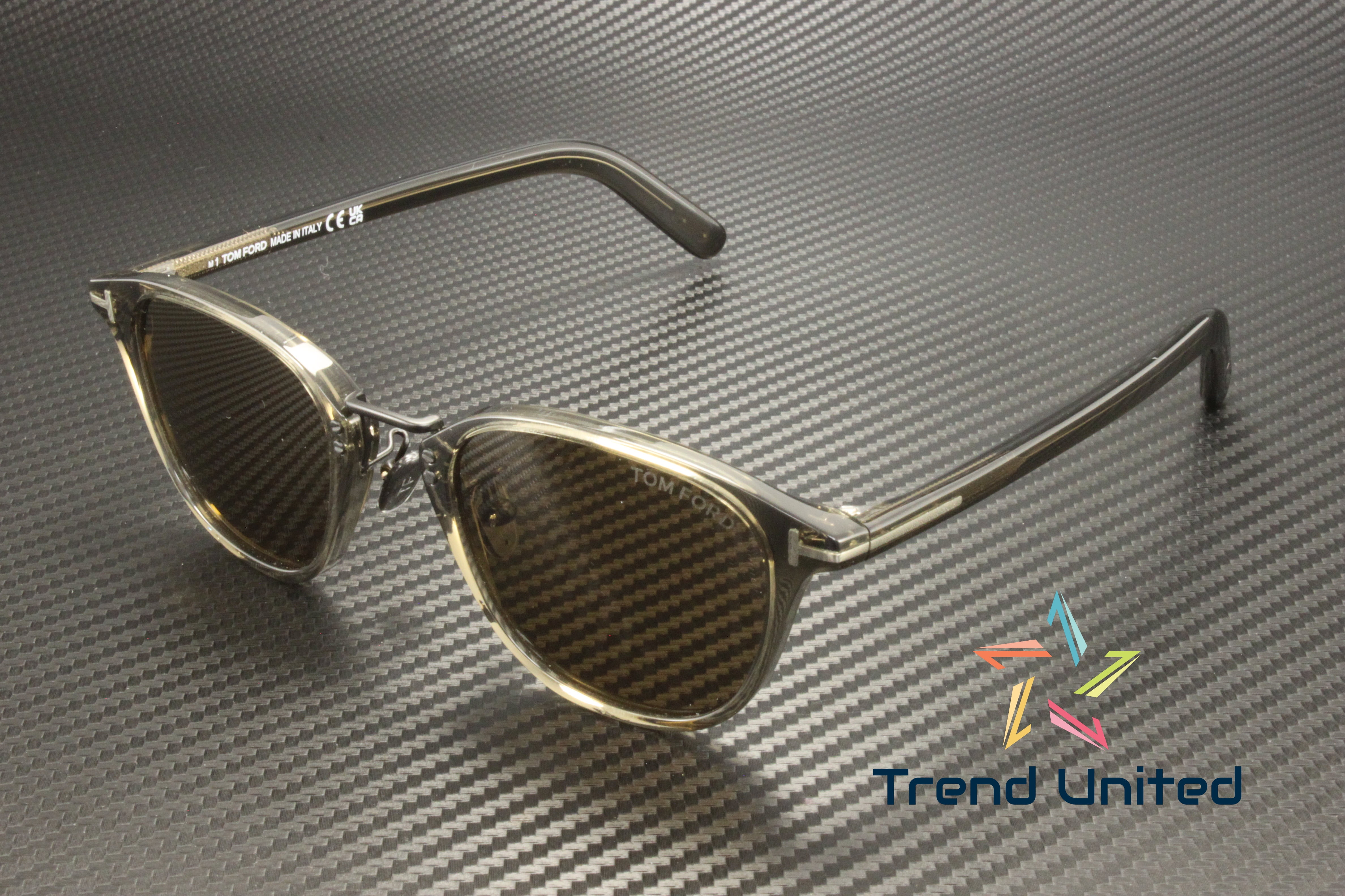Tom Ford FT1049 D 20J Plastic Grey Other Roviex 50 mm Men display picture 3